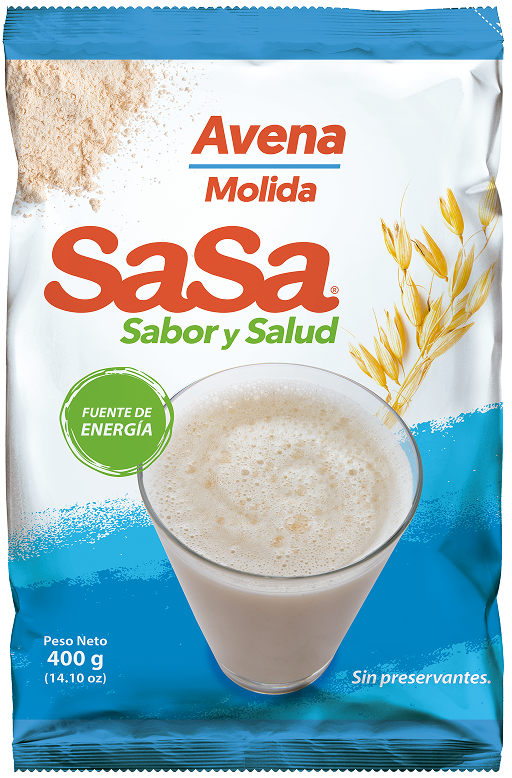 Empaque Avena Molida SaSa 400g Marca SaSa de Café Soluble S.A.