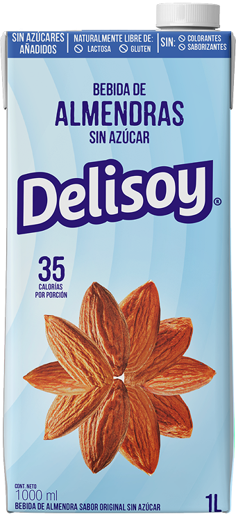 Bebida de Almendras sin Azúcar Delisoy 1000ml