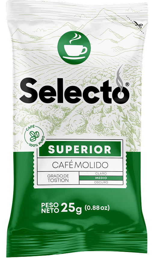 Empaque Café Selecto superior 25g