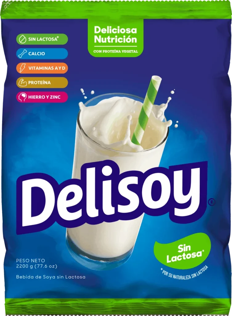 Empaque Delisoy sin lactosa 2200g