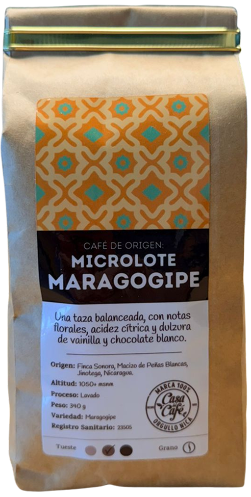 Microlate Maragogipe 340g de Casa del Café